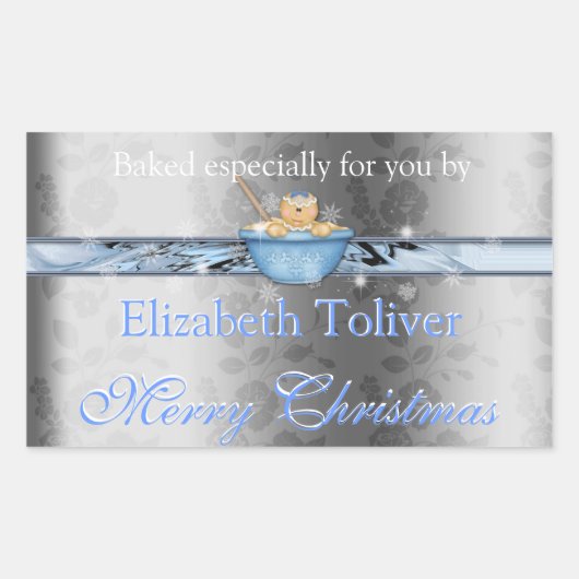 Cookie de Noël, Fudge, Gâteau, Autocollant Étiquet (Devant)