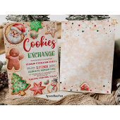 cookie de Noël invitation d'échange