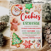 cookie de Noël invitation d'échange