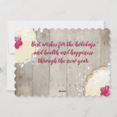 cookie de Noël spatula carte cadeau de vacances (Dos)