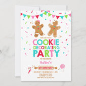 Cookie Decorating Party Uitnodiging Vakantiefeest (Voorkant)