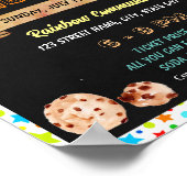 Cookie Dough Fundraiser event sjabloon Poster (Hoek)