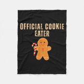 Cookie Eater Funny Christmas Couples Matching Fleece Deken (Voorkant)