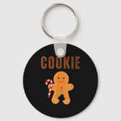 Cookie Eater Funny Christmas Couples Matching Sleutelhanger (Voorkant)