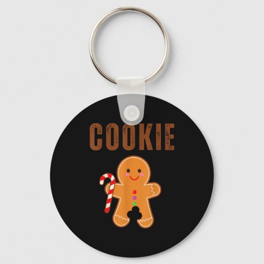 Cookie Eater Funny Christmas Couples Matching Sleutelhanger (Voorkant)