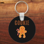 Cookie Eater Funny Christmas Couples Matching Sleutelhanger (Voorkant)