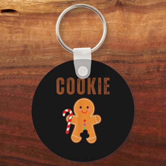 Cookie Eater Funny Christmas Couples Matching Sleutelhanger (Voorkant)