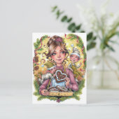 Cookie Elves Briefkaart (Staand voorkant)