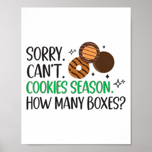 Cookie Er Scout Voor Meisjes Sorry Kan Het Seizoen Poster