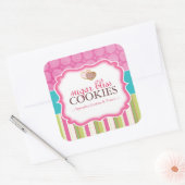 Cookie et dessert - Stickers Emballage (Enveloppe)