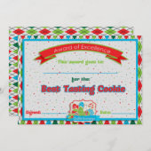 Cookie Exchange Best Tasting Cookie Award (Voorkant / Achterkant)