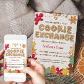 Cookie Exchange Fête de Noël Invitation