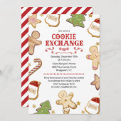 Cookie Exchange Fête Invitation (Devant / Derrière)