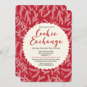 Cookie Exchange Fête Invitation (Devant / Derrière)