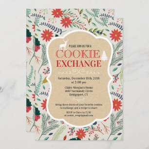 Cookie Exchange Fête Invitation
