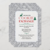 Cookie Exchange Fête Invitation (Devant / Derrière)