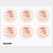 Cookie Exchange Gingerbread Blush Ronde Sticker (Vel)