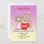 Cookie Exchange Hot Mug Christmas Party Invitation (Devant)