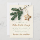 Cookie Exchange Kerstfeest Kaart (Voorkant)