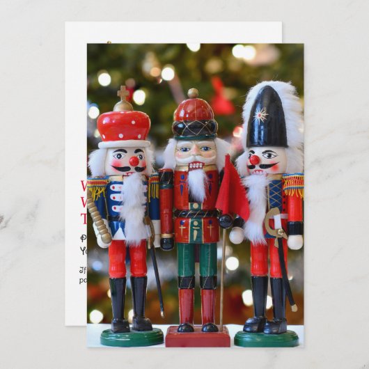 Cookie Exchange Nutcracker Thema Aangepaste tekst (Voorkant / Achterkant)