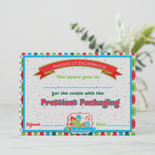 Cookie Exchange  Packaging Award (Staand voorkant)