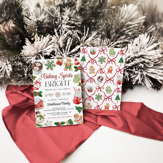 Cookie Exchange Party Invitation