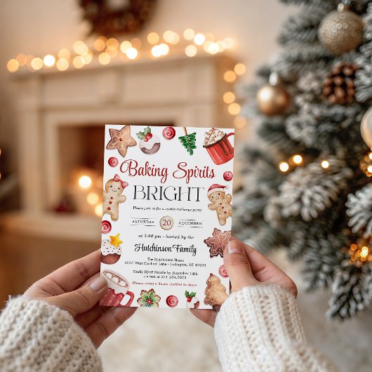 Cookie Exchange Party Invitation