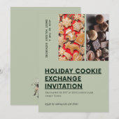 Cookie Exchange Party op maat Kaart (Voorkant / Achterkant)