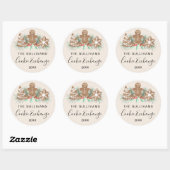 Cookie Exchange Ronde Sticker (Vel)