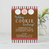 Cookie Exchange Sucre Cookie Invitation (Debout devant)