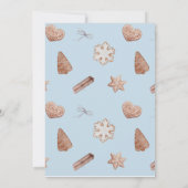 Cookie Exchange-tabelteken. Bedankkaart (Achterkant)