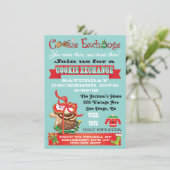 Cookie Exchange/ Ugly Sweater Party Invitations Kaart (Staand voorkant)