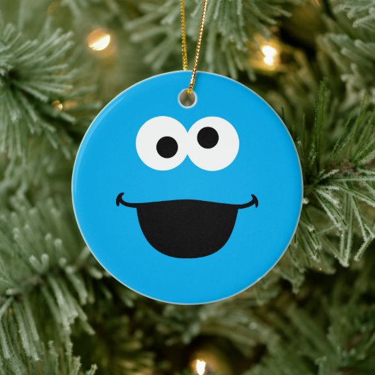 Cookie Face Art Keramisch Ornament (Boom)