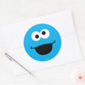 Cookie Face Art Ronde Sticker (Envelop)