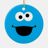 Cookie Face Kunst Keramisch Ornament (Voorkant)
