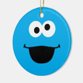 Cookie Face Kunst Keramisch Ornament (Links)
