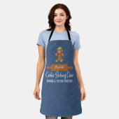 Cookie Gingerbrood Christmast Holiday Baking Schort (Gedragen)