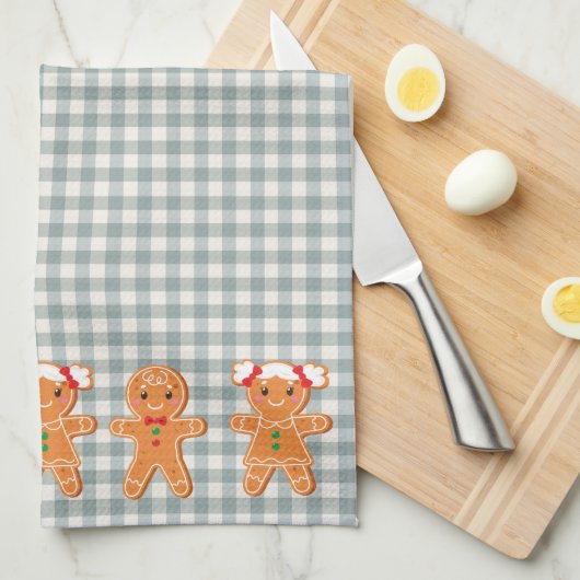 Cookie Green Gingerbrood Monogram Baking Theedoek (Quarter Fold)