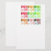 Cookie HeartValentines Briefpapier (Voorkant / Achterkant)