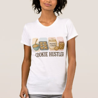 "Cookie Hustler" Pastel Baking T-shirt