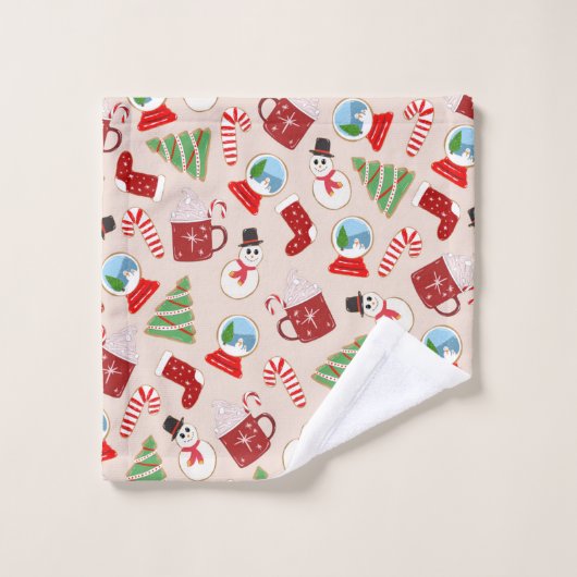 Cookie Illustration Pattern (Gant de toilette)