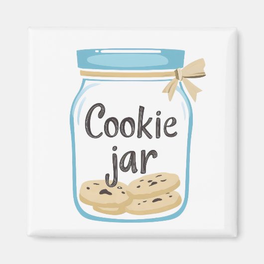 Cookie Jar Eetbaar Cute Magneet (Voorkant)