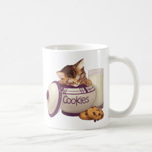 Cookie jar tabby kitten koffiemok