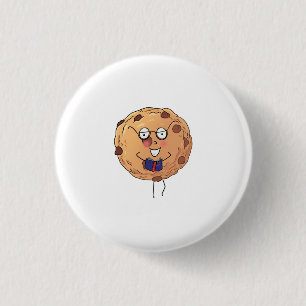 Cookie, leuk thema voor eten ronde button 3,2 cm