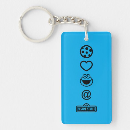 Cookie Love Cookie Monster Sleutelhanger (Voorkant)