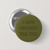 Cookie Love Ronde Button 5,7 Cm (Voorkant /achterkant)