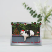 Cookie Loving Cat Briefkaart (Staand voorkant)