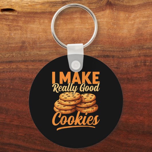 Cookie Maker Co. Uni-adults Humorous Modern Black Sleutelhanger (Voorkant)