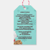 Cookie met beer-chocoladekoekje in een pot cadeaulabel (Achterkant)