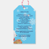 Cookie met poolbeer chocolade in een potje cadeaulabel (Achterkant)